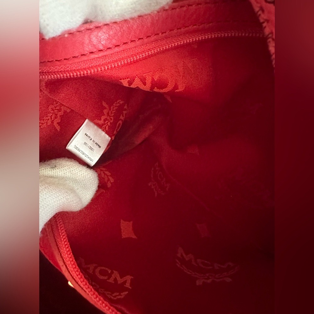 Mcm pink backpack with dust bag - Picture 12 of 16